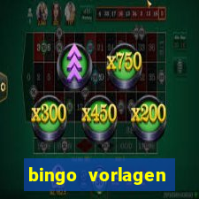 bingo vorlagen kostenlos erstellen