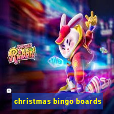 christmas bingo boards