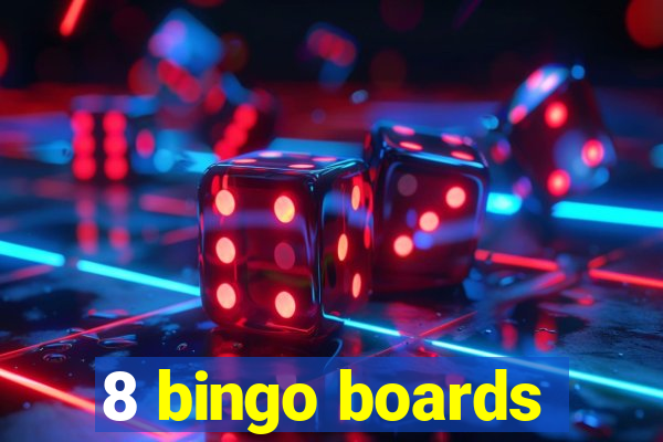 8 bingo boards