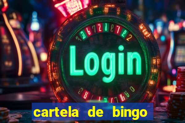 cartela de bingo ate 50