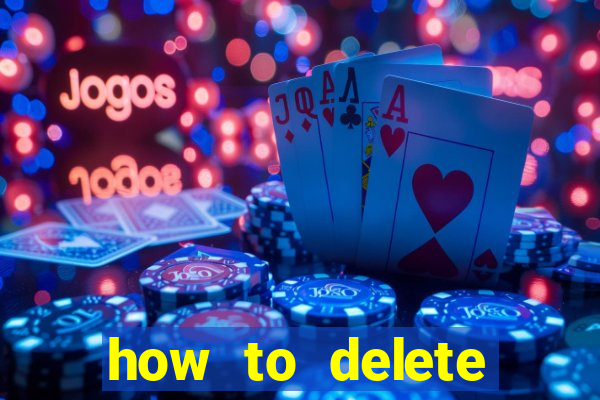 how to delete account in bingo plus