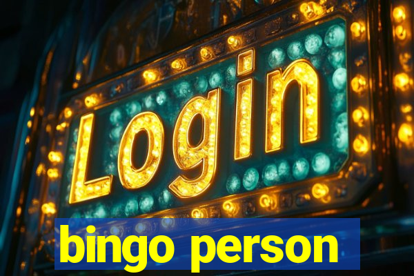 bingo person