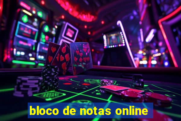 bloco de notas online