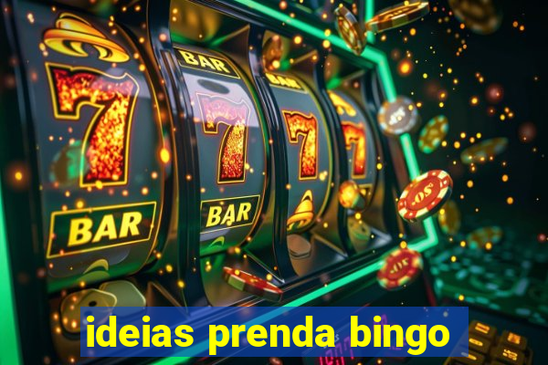 ideias prenda bingo