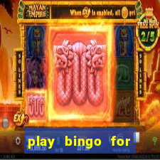 play bingo for money online