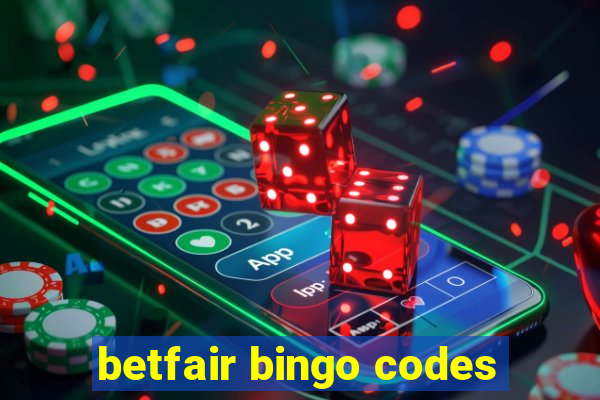 betfair bingo codes