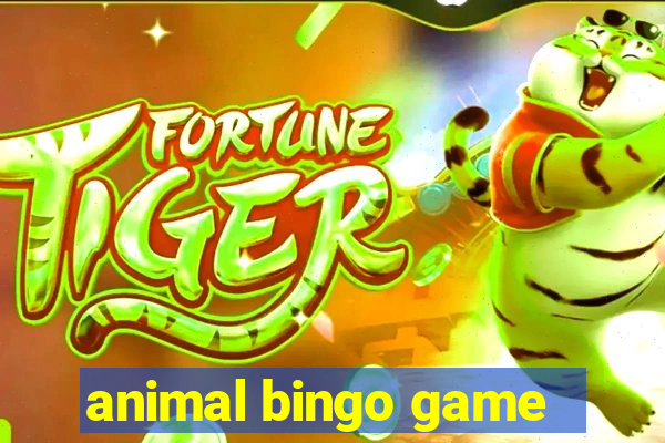 animal bingo game