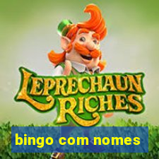 bingo com nomes