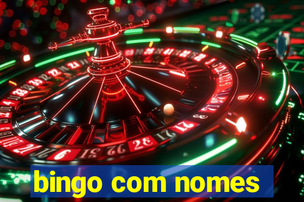 bingo com nomes